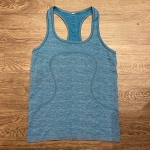 Lululemon Blue Swiftly Tech Racerback 2.0 Tank Top